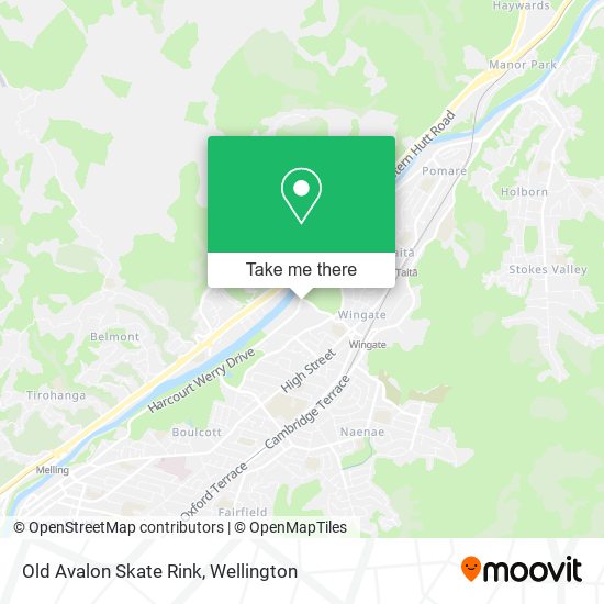 Old Avalon Skate Rink map