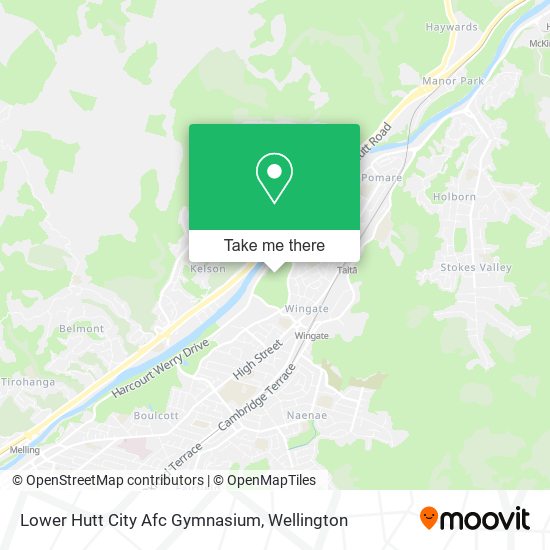 Lower Hutt City Afc Gymnasium map