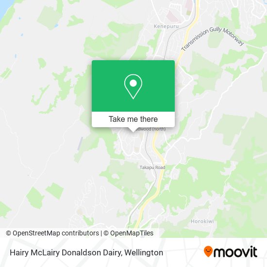 Hairy McLairy Donaldson Dairy map