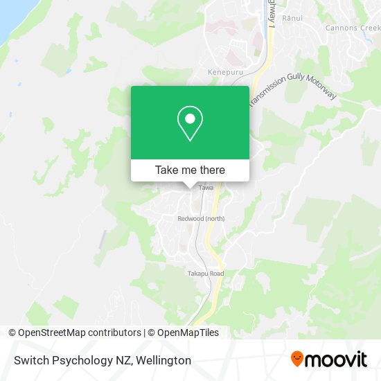 Switch Psychology NZ map