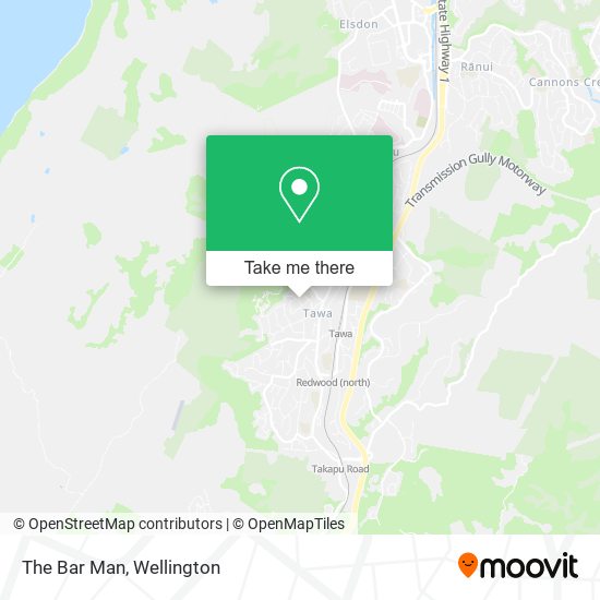 The Bar Man map