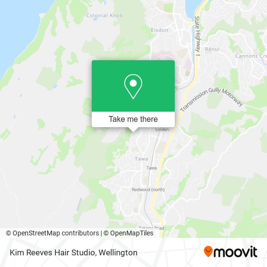 Kim Reeves Hair Studio map