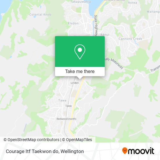 Courage Itf Taekwon do map