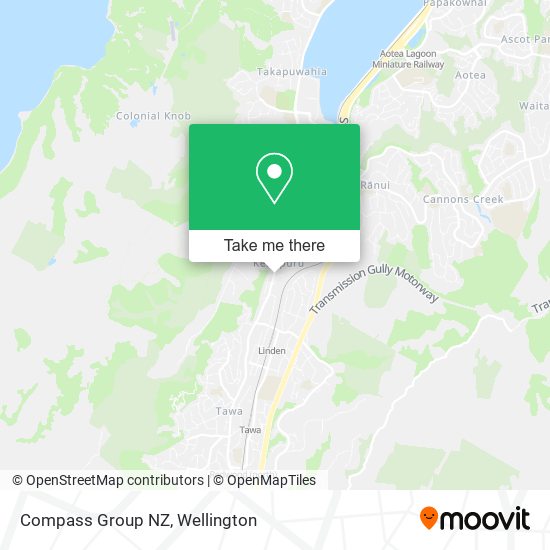 Compass Group NZ map