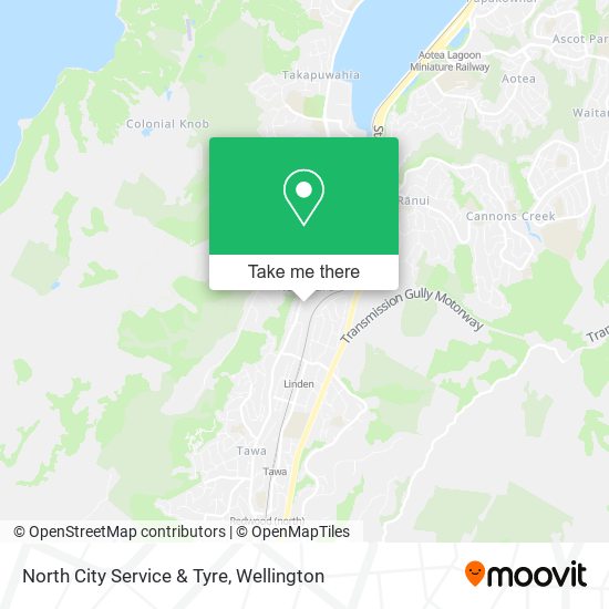 North City Service & Tyre map