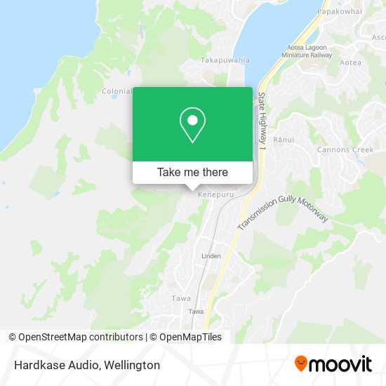 Hardkase Audio map