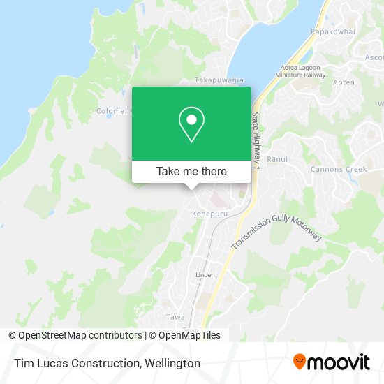 Tim Lucas Construction map
