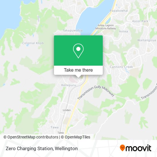 Zero Charging Station map