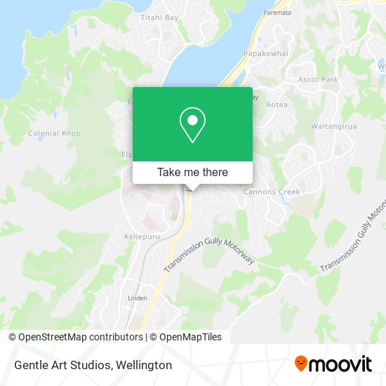 Gentle Art Studios map