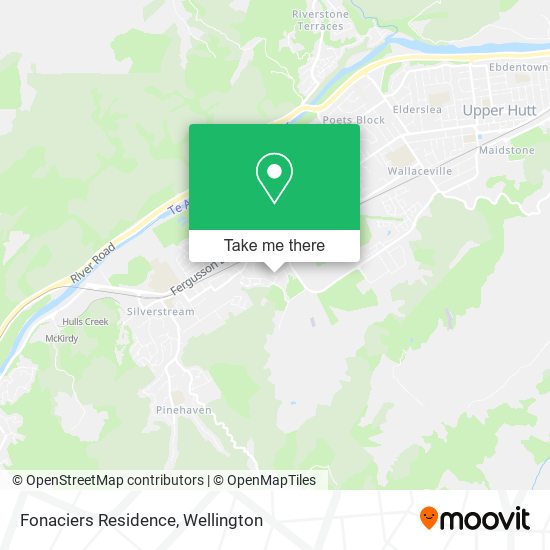 Fonaciers Residence map