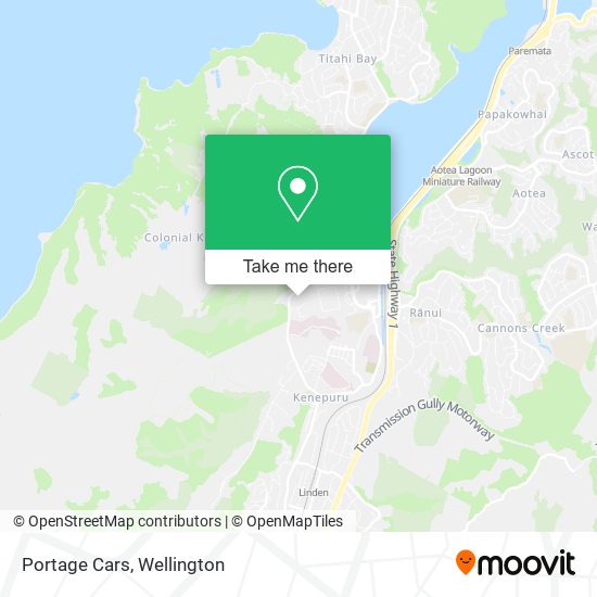 Portage Cars map