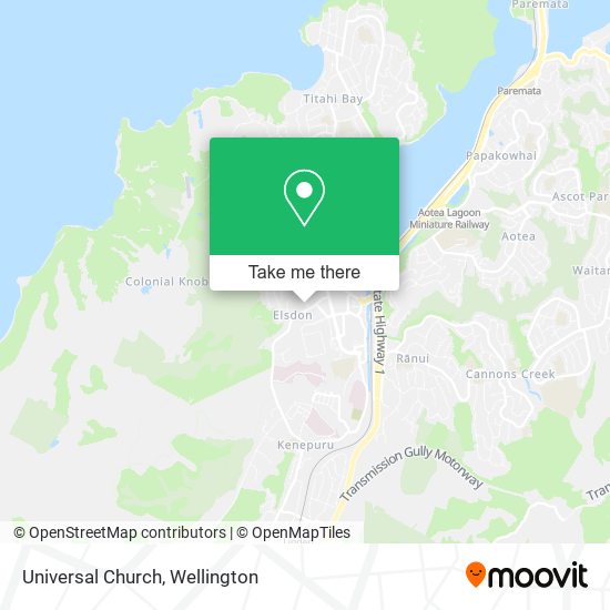 Universal Church map
