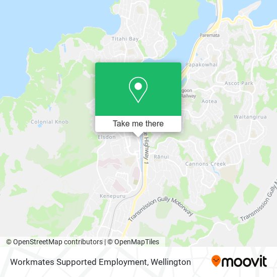 Workmates Supported Employment map