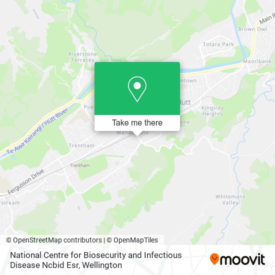 National Centre for Biosecurity and Infectious Disease Ncbid Esr map