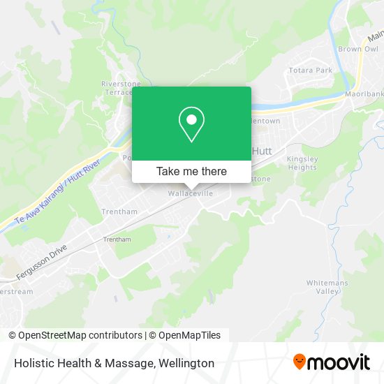 Holistic Health & Massage map