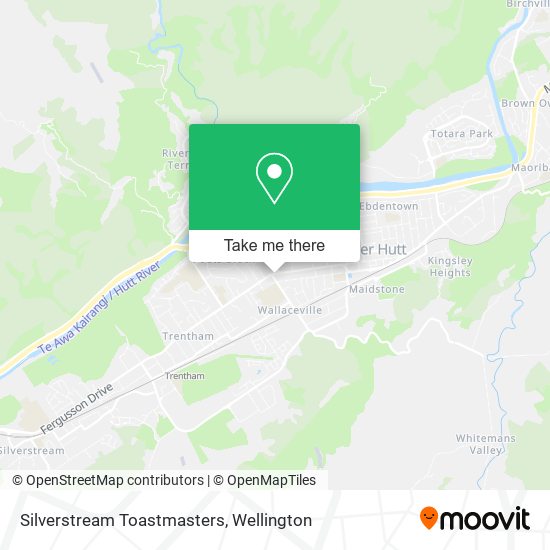 Silverstream Toastmasters map