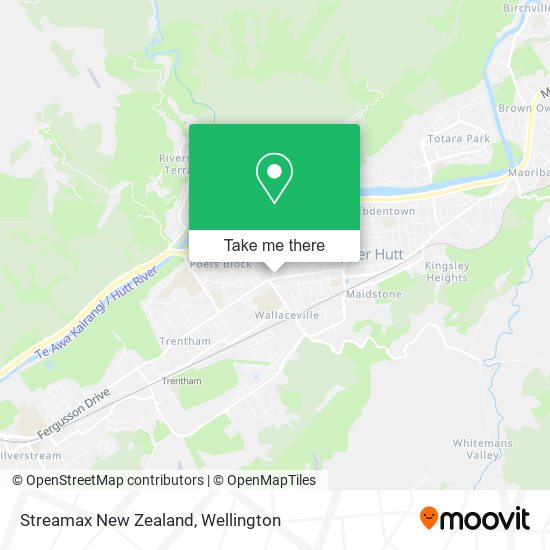 Streamax New Zealand map