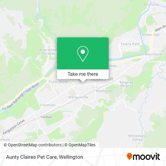 Aunty Claires Pet Care map