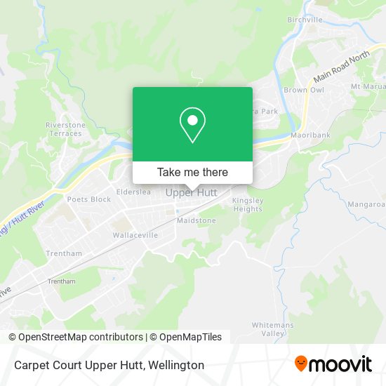 Carpet Court Upper Hutt map