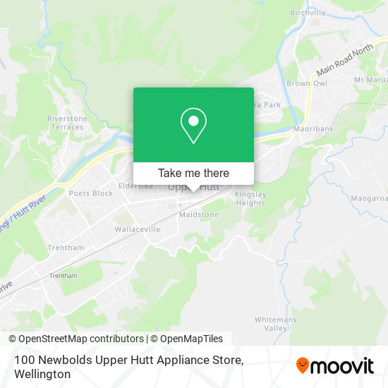 100 Newbolds Upper Hutt Appliance Store map