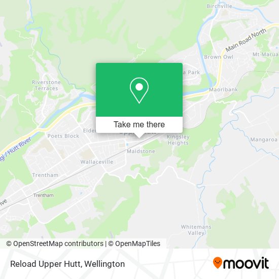 Reload Upper Hutt map