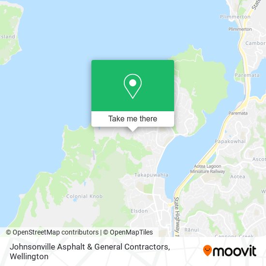 Johnsonville Asphalt & General Contractors map