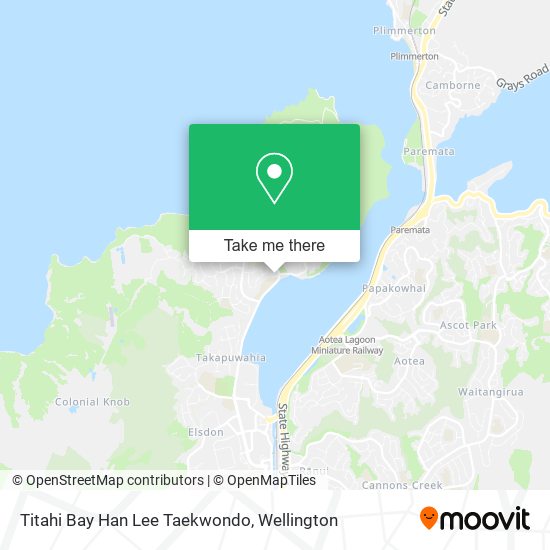 Titahi Bay Han Lee Taekwondo map