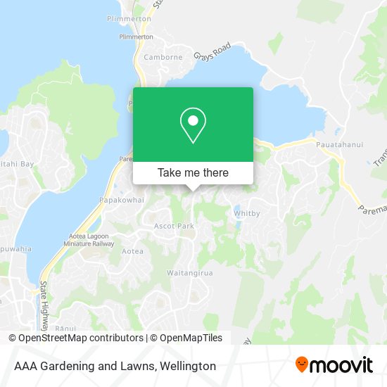 AAA Gardening and Lawns map