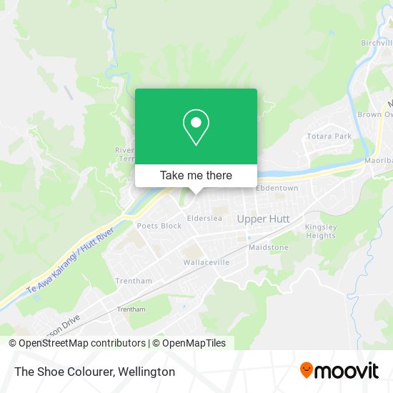 The Shoe Colourer map