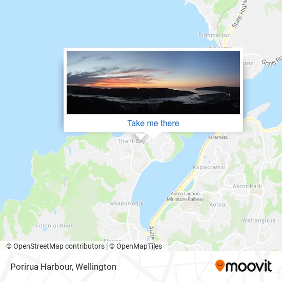 Porirua Harbour map