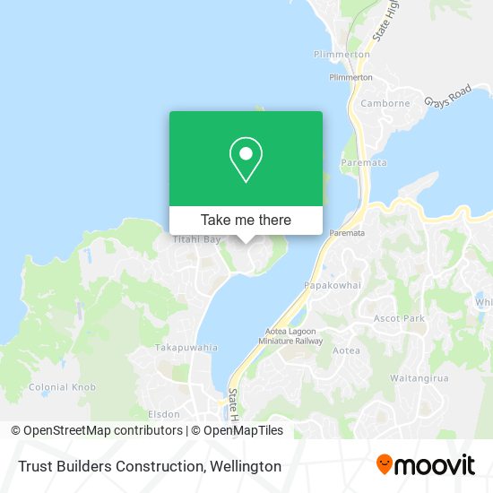 Trust Builders Construction map