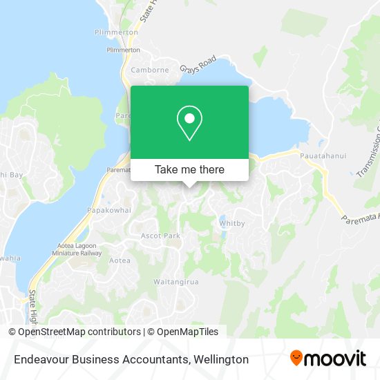 Endeavour Business Accountants map