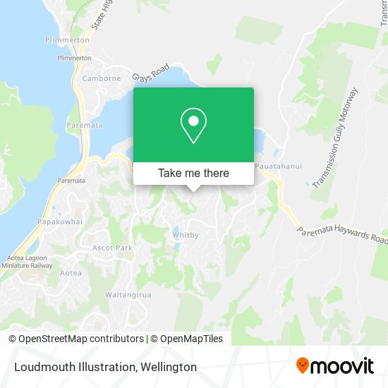 Loudmouth Illustration map