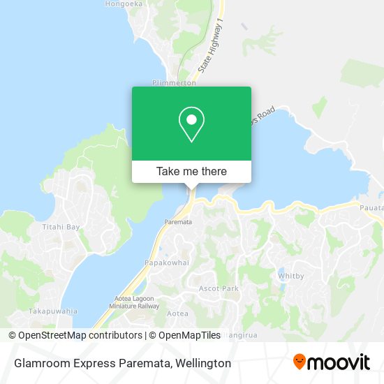 Glamroom Express Paremata map