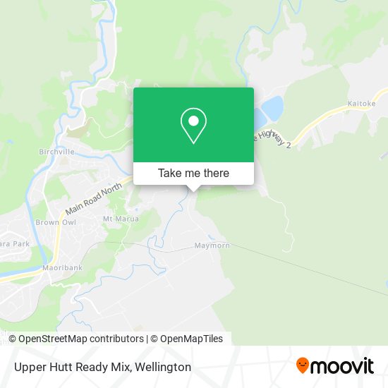 Upper Hutt Ready Mix map