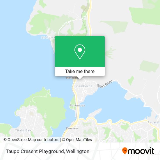 Taupo Cresent Playground map