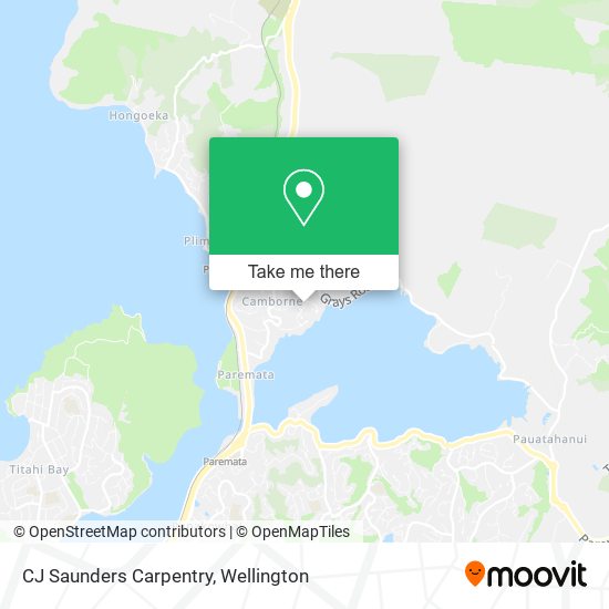 CJ Saunders Carpentry map