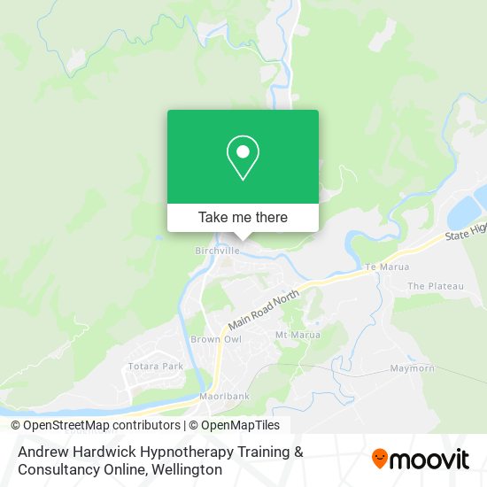 Andrew Hardwick Hypnotherapy Training & Consultancy Online map