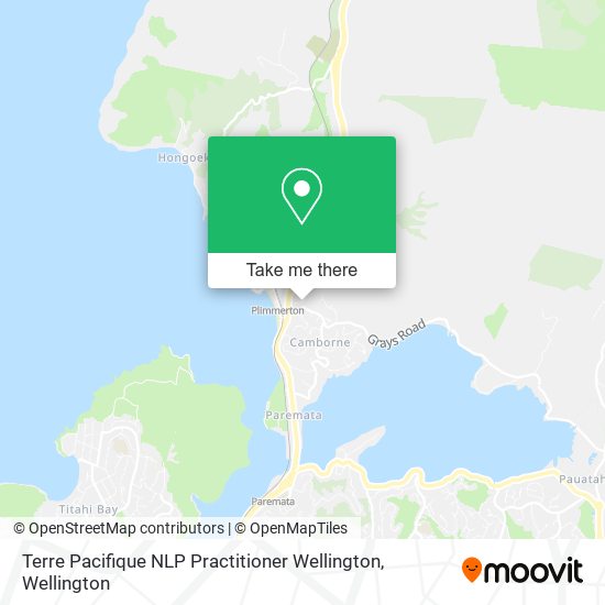 Terre Pacifique NLP Practitioner Wellington map