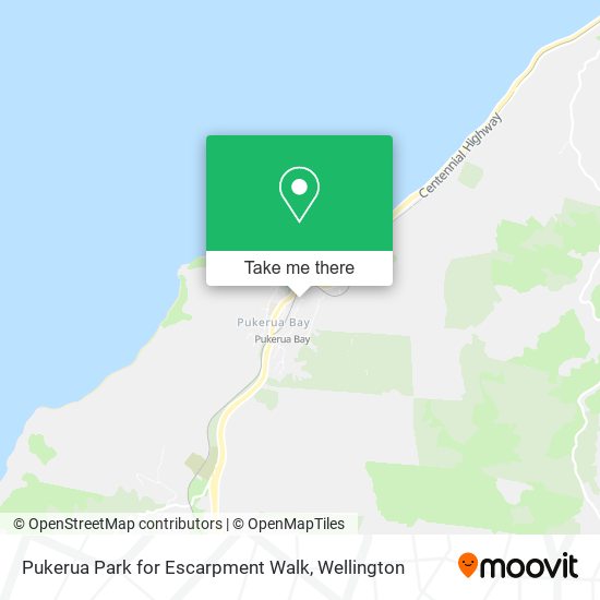 Pukerua Park for Escarpment Walk map