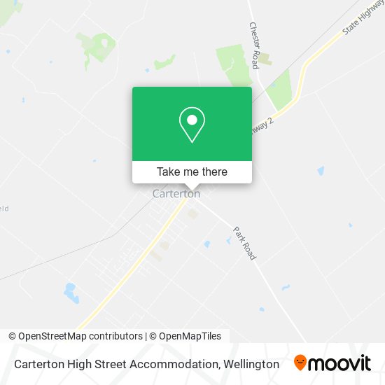 Carterton High Street Accommodation map