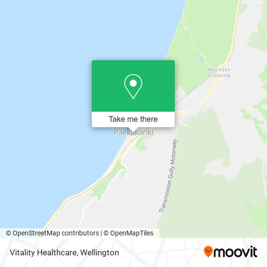 Vitality Healthcare map