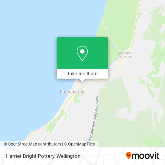 Harriet Bright Pottery map