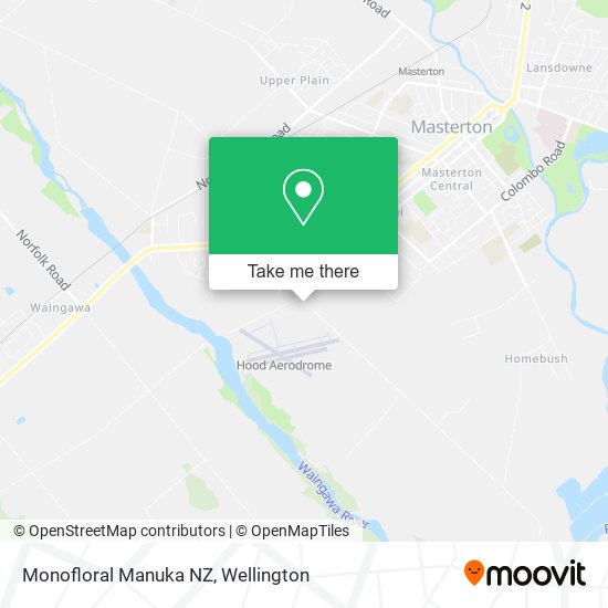 Monofloral Manuka NZ map