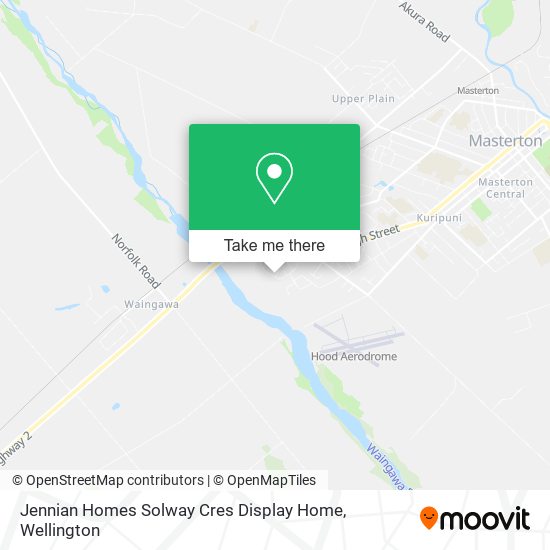 Jennian Homes Solway Cres Display Home map