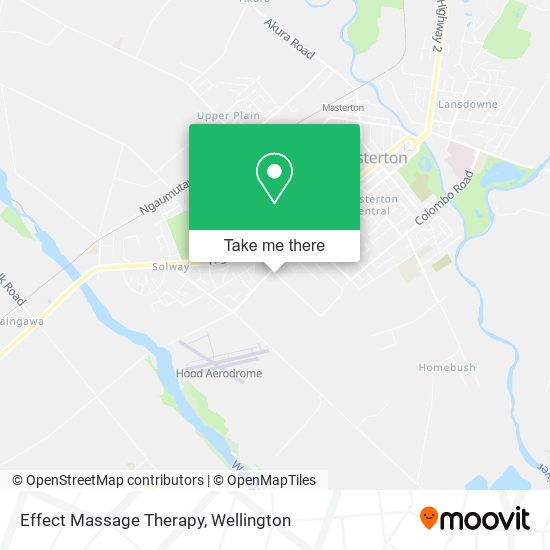 Effect Massage Therapy map