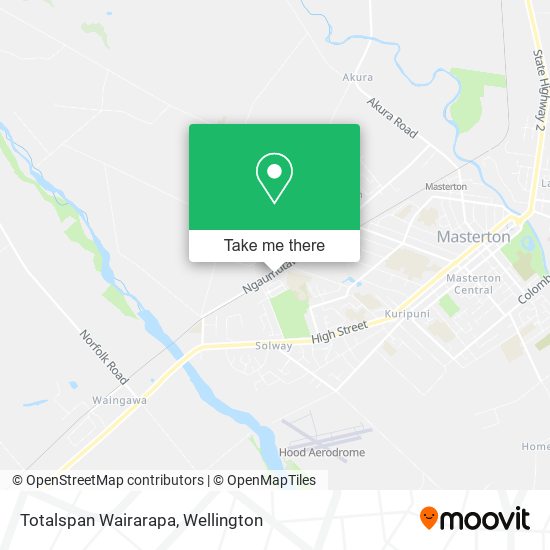 Totalspan Wairarapa map