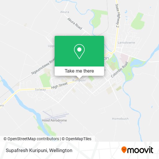 Supafresh Kuripuni map