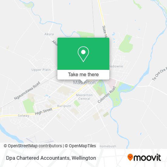 Dpa Chartered Accountants map