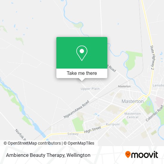 Ambience Beauty Therapy map